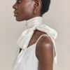 Alice Satin Scarf Ivory