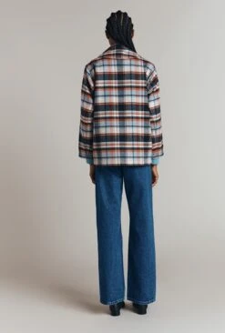 Daphne Checkered Wool Blend Duffle Jacket 5 Daphne Checkered Wool Blend Duffle Jacket -Ghost Store C09G001 Z36 32451 650px 964px