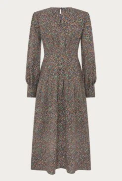 Tabatha Dress Orange Floral -Ghost Store D03G008 Z63 23831 650px 964px