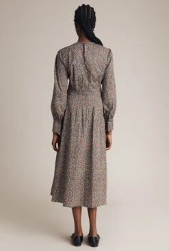 Tabatha Dress Orange Floral -Ghost Store D03G008 Z63 23834 650px 964px