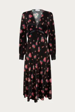 Sara Dress Rose Bouquet -Ghost Store D03G016 Z76 23525 650px 964px