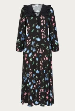 Dixie Dress Black Floral 4 Dixie Dress Black Floral -Ghost Store D03G021 Z66 23829 650px 964px