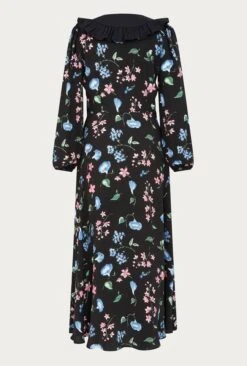 Dixie Dress Black Floral 5 Dixie Dress Black Floral -Ghost Store D03G021 Z66 23830 650px 964px