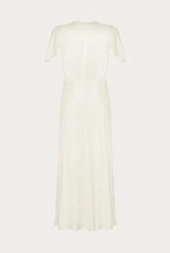 Grace Satin Midi Dress Ivory -Ghost Store D04G010 M12 24147 650px 964px