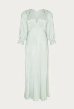 Elle Satin Midi Dress Dusty Green 5 Elle Satin Midi Dress Dusty Green -Ghost Store D04G019 J29 24234 650px 964px