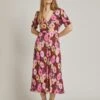 Alisa Dress Pink Woodstock Floral