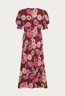 Alisa Dress Pink Woodstock Floral -Ghost Store D04G030 Z17 24462 650px 964px