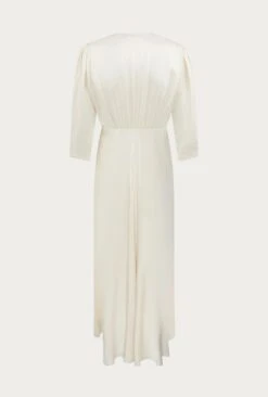 Madison Satin Midi Dress Ivory -Ghost Store D05G001 M12 25432 650px 964px