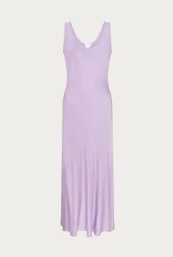 Palm Lilac Satin Slip Midi Dress Lilac -Ghost Store D05G003 L04 27022 650px 964px