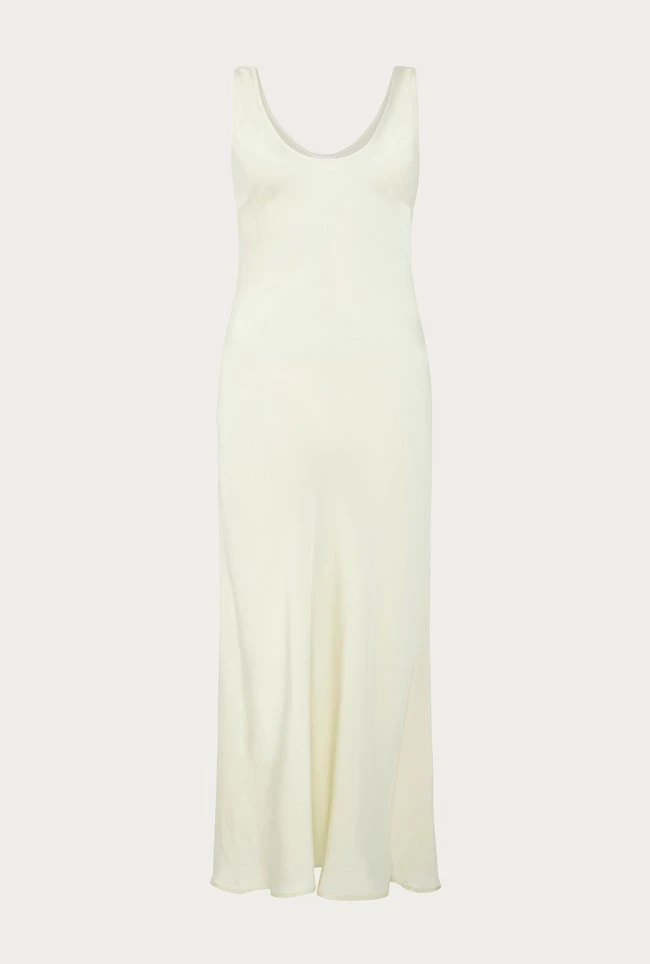 Palm Satin Slip Midi Dress Ivory Palm Satin Slip Midi Dress Ivory -Ghost Store D05G003 M12 27501 650px