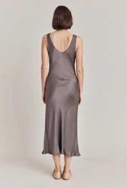 Palm Satin Slip Midi Dress Grey 3 Palm Satin Slip Midi Dress Grey -Ghost Store D05G003A B03 28742 650px 964px