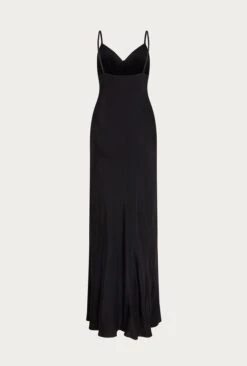 Sariyah Satin Maxi Dress Black -Ghost Store D05G069 A01 26307 650px 964px