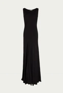 Callie Satin Maxi Dress Black 4 Callie Satin Maxi Dress Black -Ghost Store D05G070 A01 26252 650px 964px