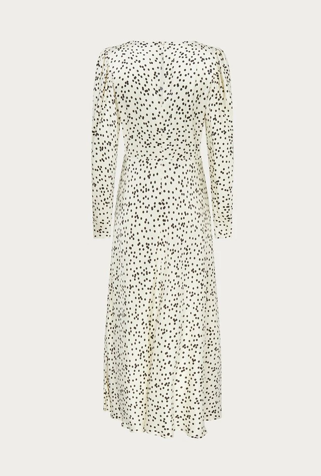 Rosaleen Satin Midi Dress Afterglow Spot Rosaleen Satin Midi Dress Afterglow Spot -Ghost Store D06G006 Z15 27199 650px