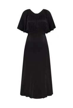 Flora Satin Midi Dress Black 4 Flora Satin Midi Dress Black -Ghost Store D06G016 A01 28057 650px 964px