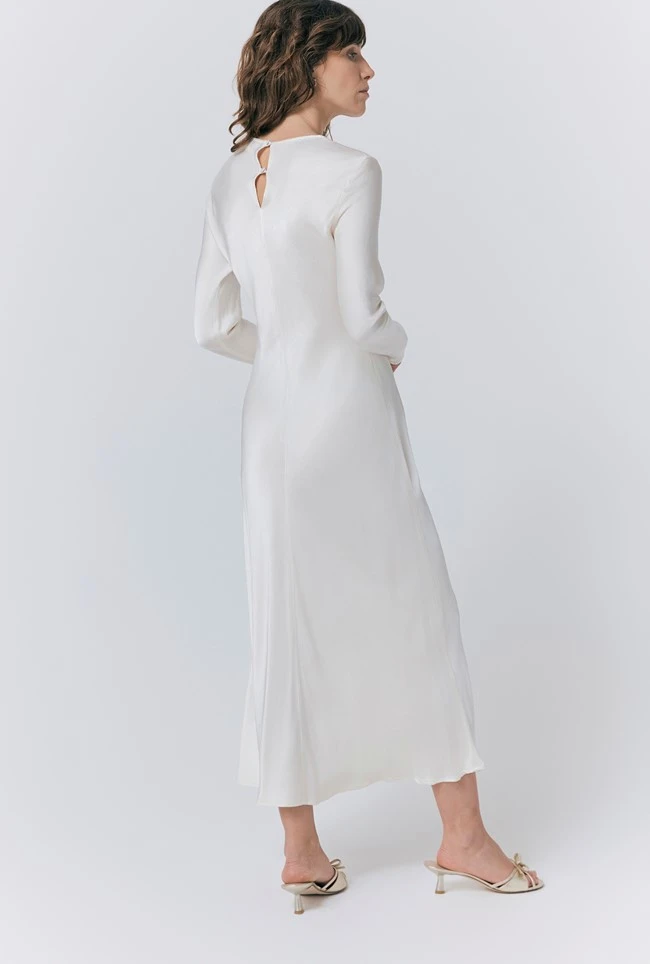 Mari Satin Midi Dress Mari Satin Midi Dress -Ghost Store D06G041 M12 33223 650px