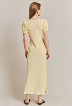 Poet Crepe Midi Dress Yellow 3 Poet Crepe Midi Dress Yellow -Ghost Store D06G044 E04 27591 650px 964px