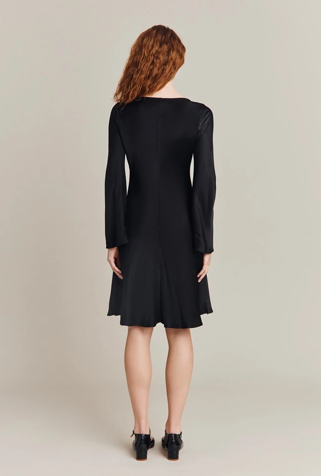 Willow Knee Length Dress Black Willow Knee Length Dress Black -Ghost Store D06G046 A01 26462 650px