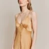 Jada Satin Midi Dress Honey