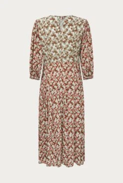 Iris Midi Dress Maroon Floral 5 Iris Midi Dress Maroon Floral -Ghost Store D06G054 Z52 27508 650px 964px