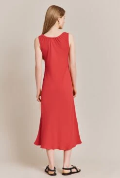 Trixie Crepe Midi Dress Sun Glow -Ghost Store D06G074 E11 27784 650px 964px