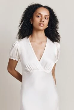 Clemence Satin Midi Dress Ivory -Ghost Store D06G084 M12 28045 650px 964px