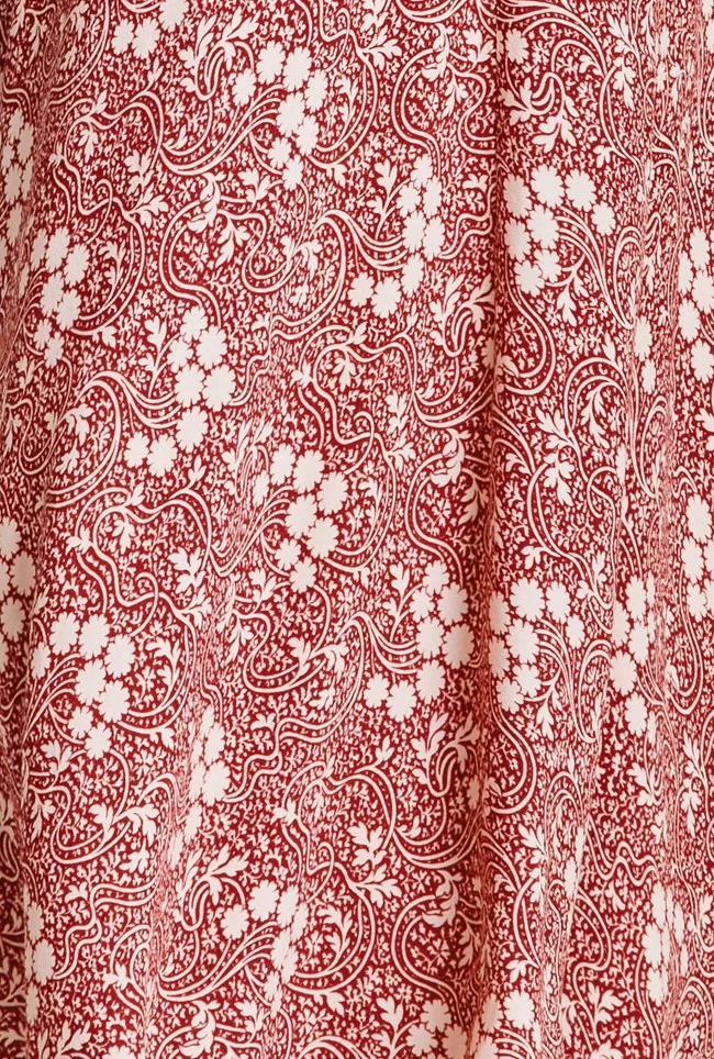 Madi Crepe Midi Dress Red Floral Madi Crepe Midi Dress Red Floral -Ghost Store D07G024 Z86 29552 650px