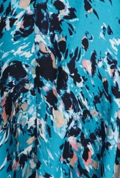 Dana Crepe Midi Dress Blue Inky Flowers -Ghost Store D07G030 Z77 28945 650px 964px