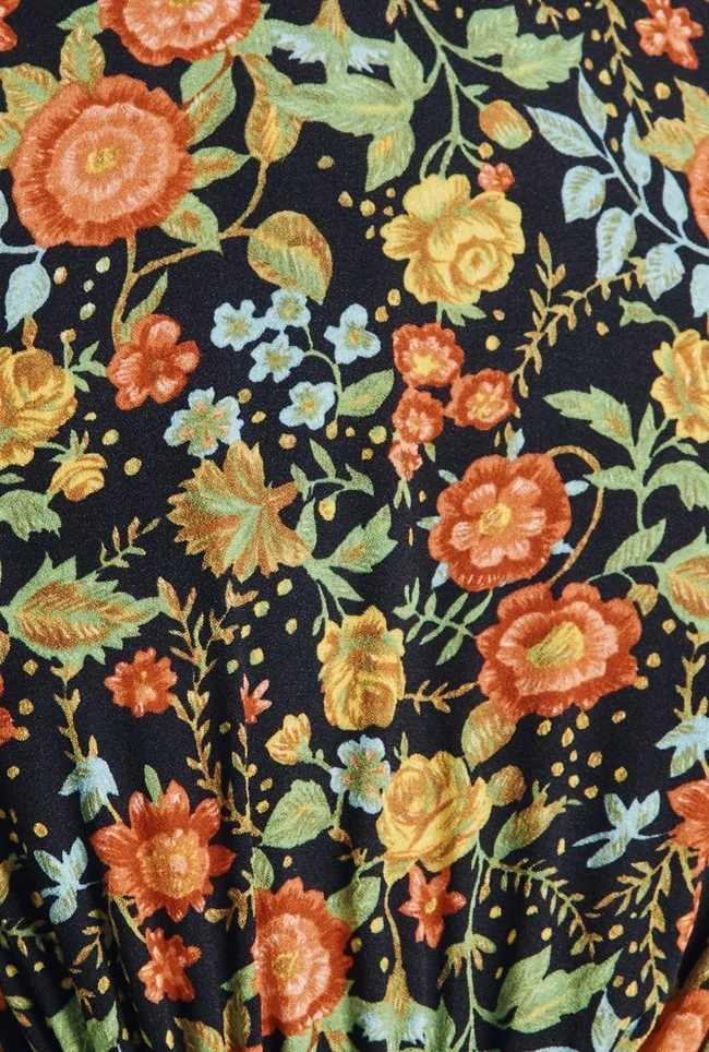 Sarah Crepe Midi Dress Classic Floral Sarah Crepe Midi Dress Classic Floral -Ghost Store D07G052 Z09 29555 650px