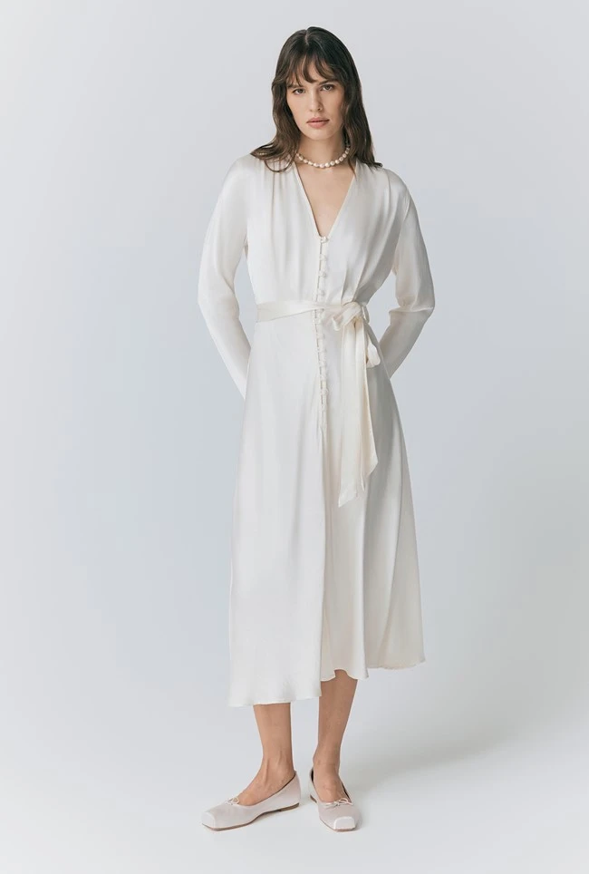 Meryl Satin Belted Midi Dress Meryl Satin Belted Midi Dress -Ghost Store D08G050 M12 32759 650px