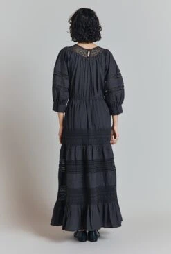 Leoni Lace Trim Cotton Midi Dress 3 Leoni Lace Trim Cotton Midi Dress -Ghost Store D09G003 B33 31888 650px 964px