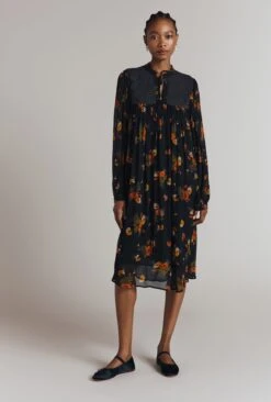 Penelope Mixed Floral Print Dress 3 Penelope Mixed Floral Print Dress -Ghost Store D09G036 Z47 32413 650px 964px