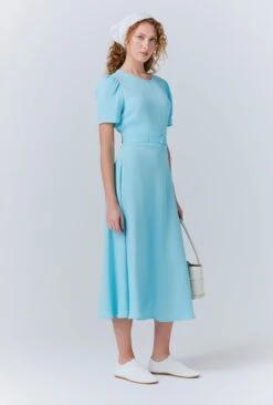 Jasmine Crepe Belted Midi Dress -Ghost Store D10G018 K94 33466 650px 964px
