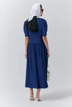 Peony Crepe Midi Dress -Ghost Store D10G020 K06 33566 650px 964px