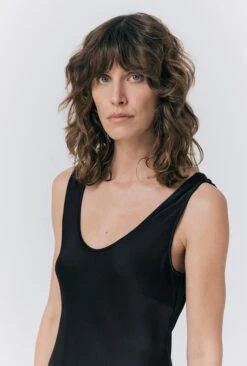 Palm Satin Midi Slip Dress -Ghost Store D10G028 A01 33103 650px 964px