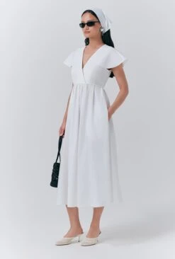 Eloise Cotton Midi Dress -Ghost Store D10G033 C01 33585 650px 964px