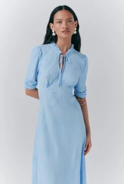 Gemma Crepe Embroidered Dress -Ghost Store D10G037 K16 33596 650px 964px