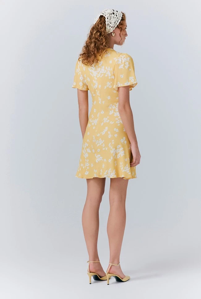 Ruby Crepe Floral Short Dress Ruby Crepe Floral Short Dress -Ghost Store D10G042 Z79 33512 650px