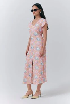 Blair Crepe Floral Sleeveless Midi Dress 2 Blair Crepe Floral Sleeveless Midi Dress -Ghost Store D10G050 Z86 33555 650px 964px