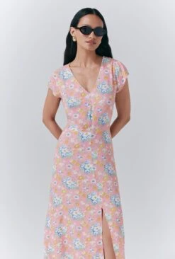Blair Crepe Floral Sleeveless Midi Dress 3 Blair Crepe Floral Sleeveless Midi Dress -Ghost Store D10G050 Z86 33556 650px 964px