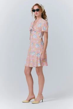 Lucy Crepe Floral Short Dress -Ghost Store D10G051 Z86 33610 650px 964px