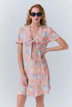 Lucy Crepe Floral Short Dress -Ghost Store D10G051 Z86 33611 650px 964px