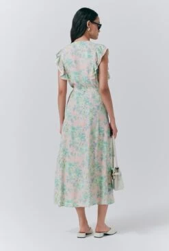 Lucia Crepe Floral Belted Midi Dress -Ghost Store D10G056 Z91 33663 650px 964px