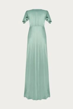 Delphine Satin Maxi Dress Soft Green 5 Delphine Satin Maxi Dress Soft Green -Ghost Store DF46CA J61 26503 650px 964px