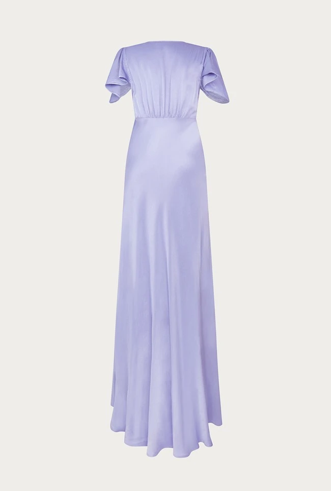 Delphine Satin Maxi Dress Violet Delphine Satin Maxi Dress Violet -Ghost Store DF46CA L02 26504 650px
