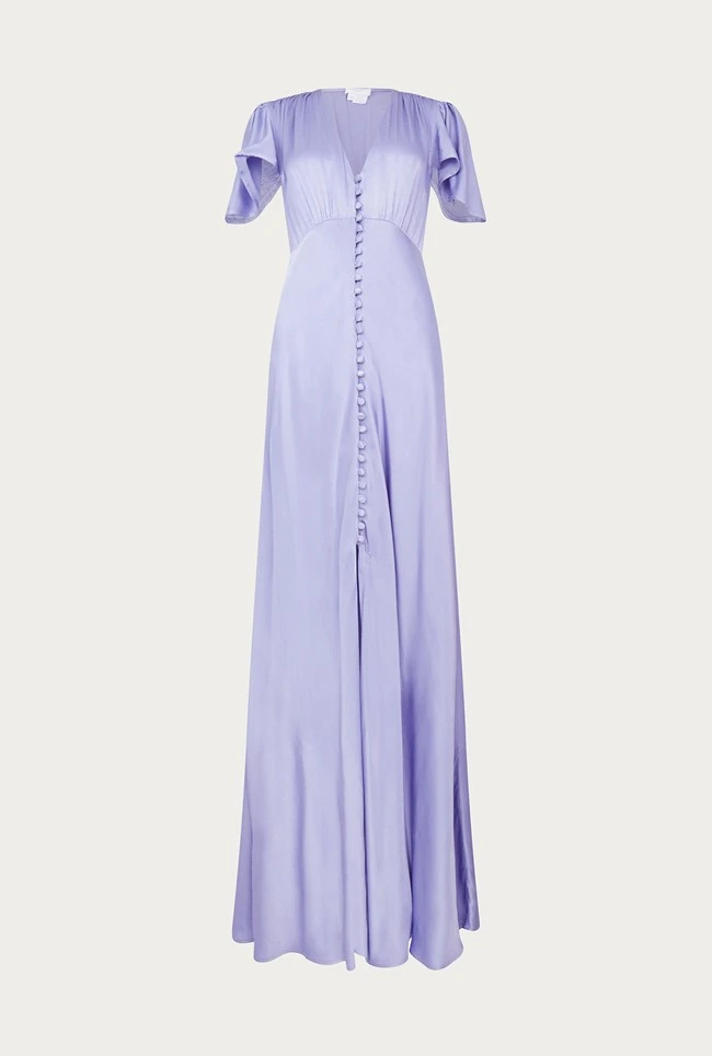 Delphine Satin Maxi Dress Violet Delphine Satin Maxi Dress Violet -Ghost Store DF46CA L02 26505 650px