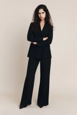 Piper Crepe Blazer Black -Ghost Store J05G001 A01 25776 650px 964px