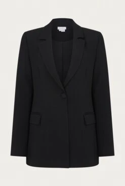 Piper Crepe Blazer Black -Ghost Store J05G001 A01 25781 650px 964px