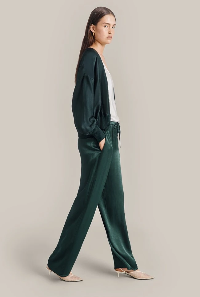 Anouk Satin Bomber Jacket Cedar Anouk Satin Bomber Jacket Cedar -Ghost Store J07G004 J21 29085 650px