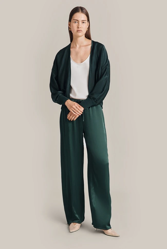 Anouk Satin Bomber Jacket Cedar Anouk Satin Bomber Jacket Cedar -Ghost Store J07G004 J21 29086 650px